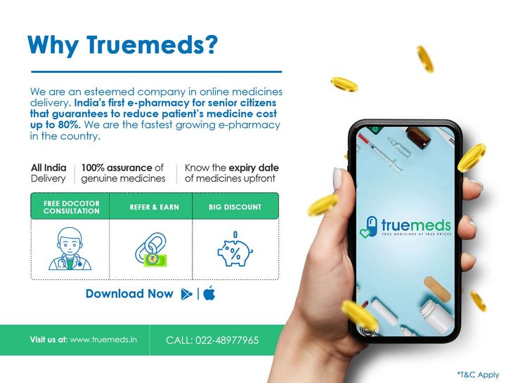 Upload prescription and order medicine online with doorstep delivery all over India. Truemeds provides best quality medicines at discounted prices. Online Pharmacy Store | Buy Medicine online | Truemeds