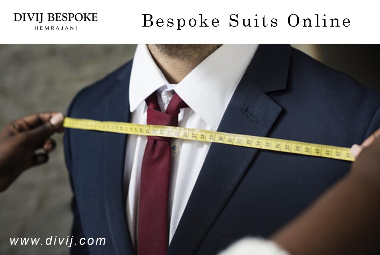 Design your bespoke suit online. Get custom-tailored men's suits in superior quality fabrics crafted by the famous Divij tailors. Our suits are designed to provide timeless looks for the gentleman of today.