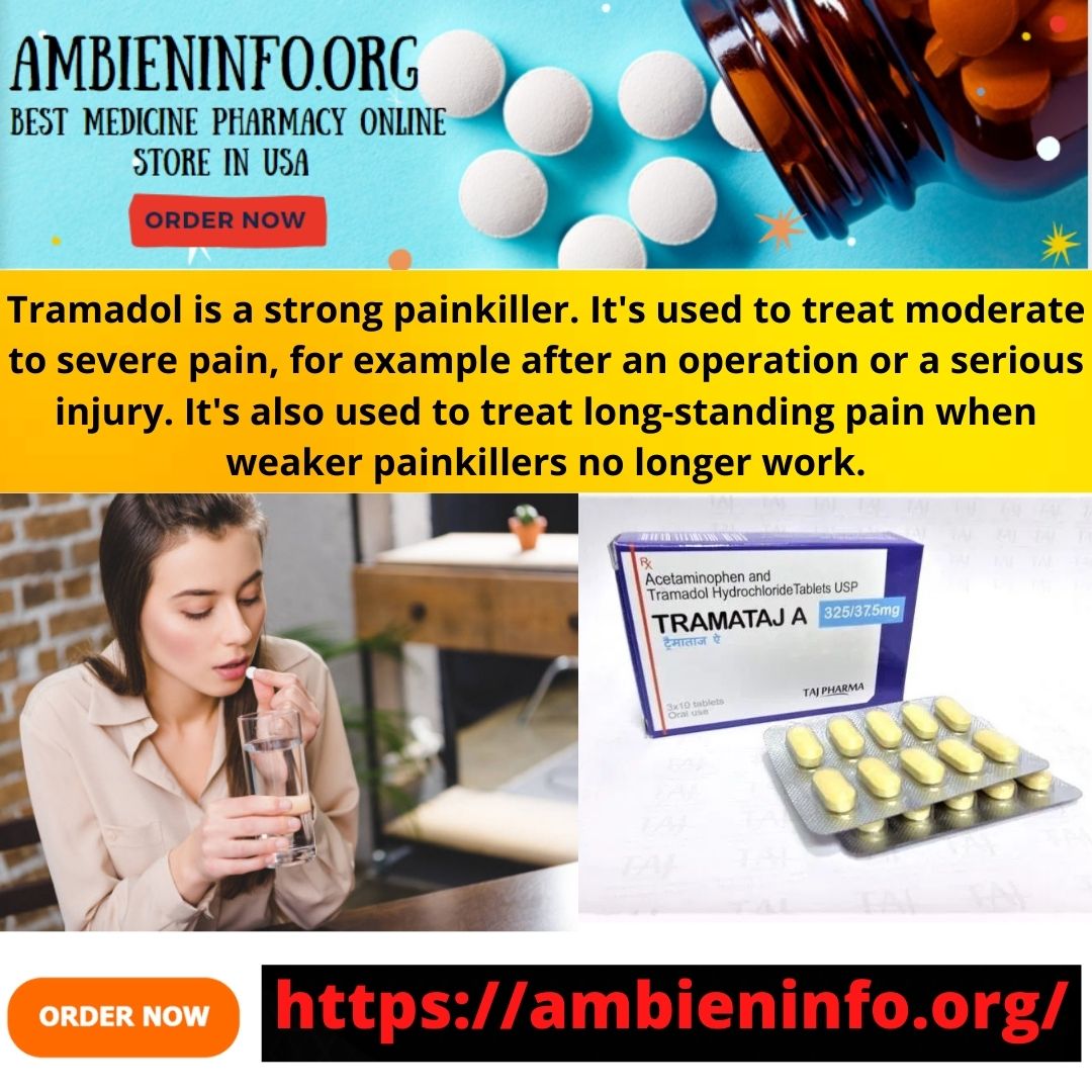 Tramadol is an opioid-like pain reliever. This medicine relieves pain by acting on the central nervous system (CNS). This medicine helps treat moderate to severe pain in adults. You can buy tramadol 325 mg online in USA|ambieninfo.org from our website.
https://ambieninfo.org/product/tramadol-37-5-325mg/