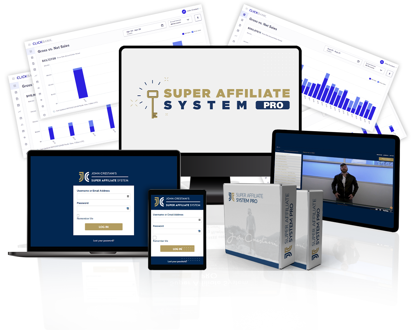 The Super Affiliate System PRO is a training program with videos, checklists, and software. Our promise (that we consistently deliver on) is to take a complete beginner from zero to affiliate marketer generating $5,000+ over the course of 6 weeks or less
Continue to read click here:
https://bit.ly/2VDDZO9