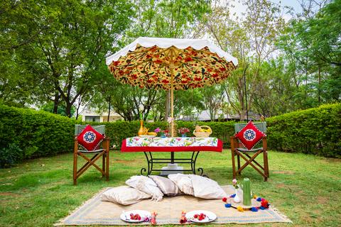 A collection of bold & bohemian Indian Garden Parasols, Umbrella, 3m Parasol. Stunning and handcrafted in India by the best, just for your home.