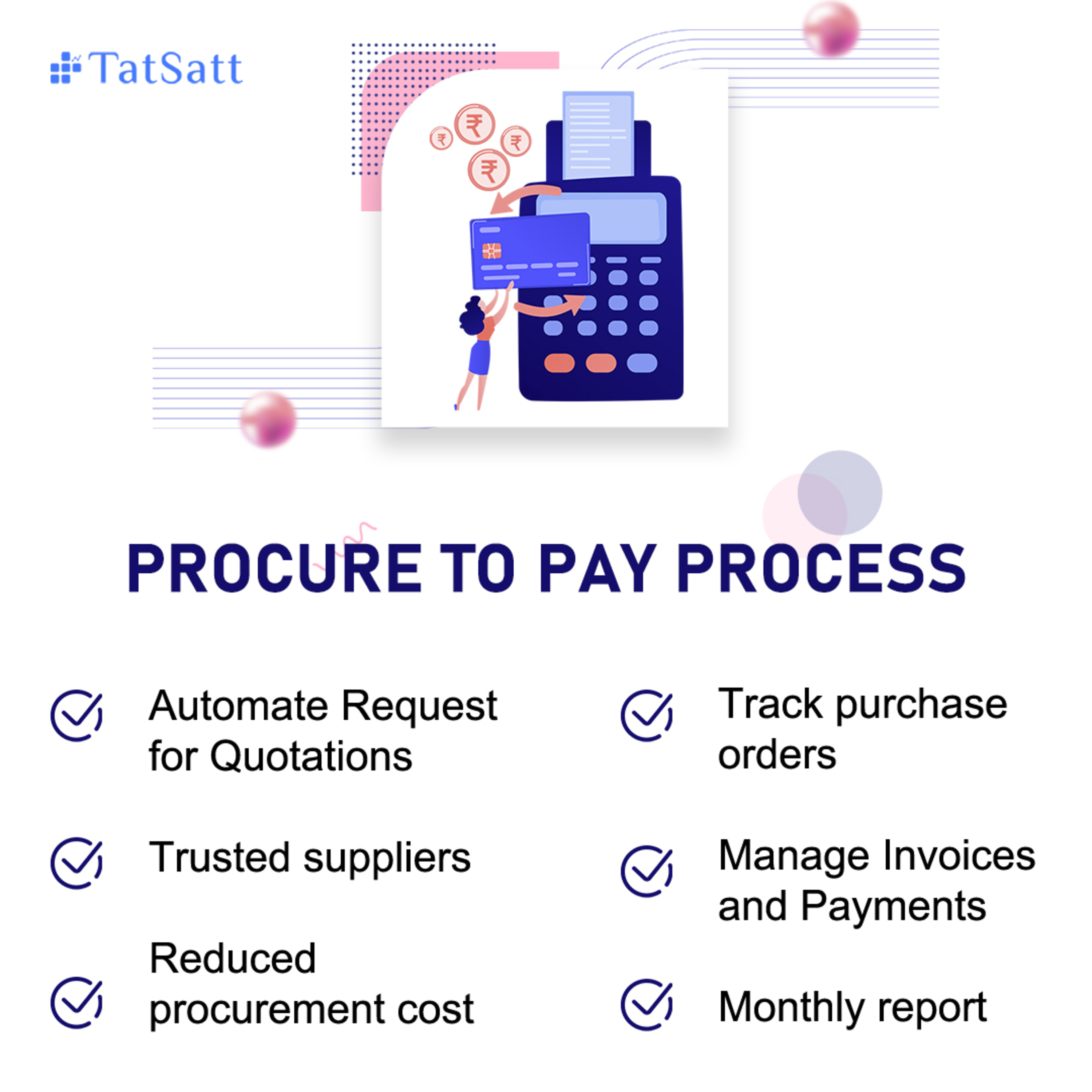 tatsatt.com is a B2B online solution for buyers and sellers. it helps users in the purchasing process.