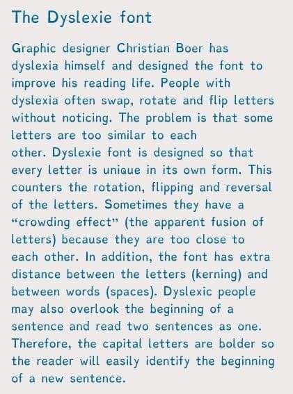 wholesome - cringe - dyslexie font - The Dyslexie font Graphic designer Christian Boer has dyslexia himself and designed the font to improve his reading life. People with dyslexia often swap, rotate and flip letters without noticing. The problem is that s