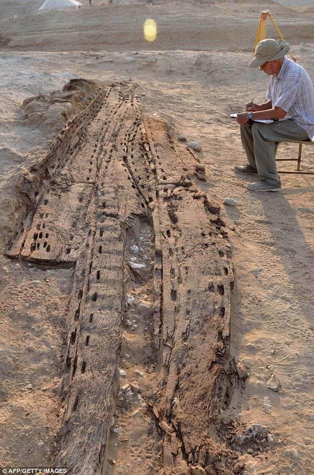 ancient artifacts - archaeology - 5000 year old wooden boat used - AfpGetty Images