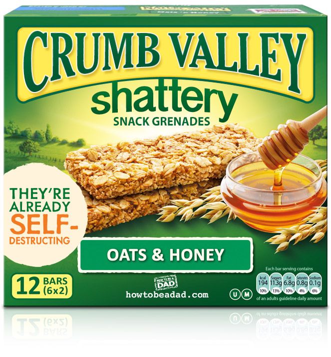honest slogans  - nature valley granola bars meme - Crumb Valley shattery They'Re Already Self Destructing Oats & Honey 12 Bars Each bar serving contains kcal Sugars fat Stente Sodium 194 1139 6.89 0.89 0.19 10% 13% 10% 476 of an adults guideline daily am
