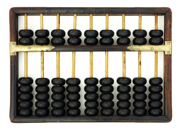 abacus computer - O 888888888 00000 00000
