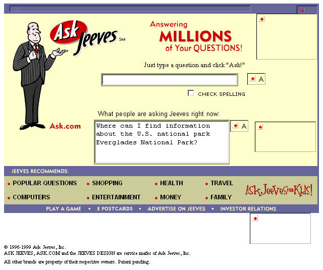 Early 00s Internet Users  - Jeeves