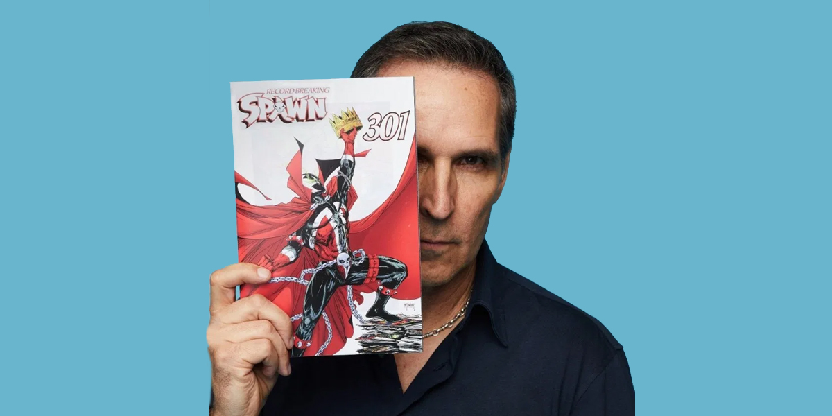 history facts  - todd mcfarlane portrait - Recordbreaking Spawn 301