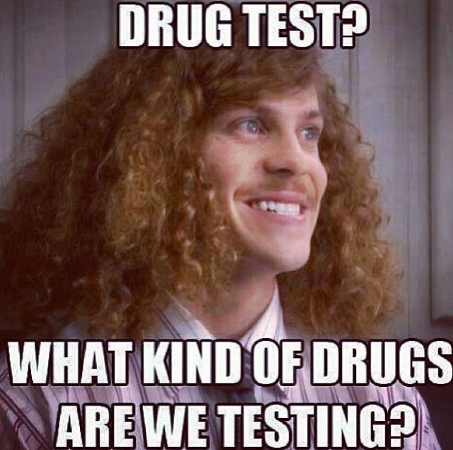 job interview don't - philosoraptor meme - Drug Test? What Kind Of Drugs Are We Testing?
