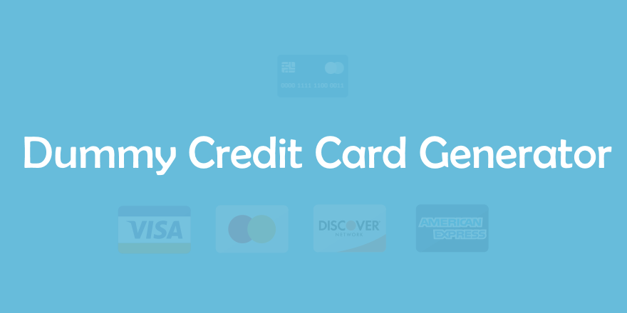 underrated websites  - El Cccc 2100 Doo Dummy Credit Card Generator Visa Disc Ver American Epress Network
