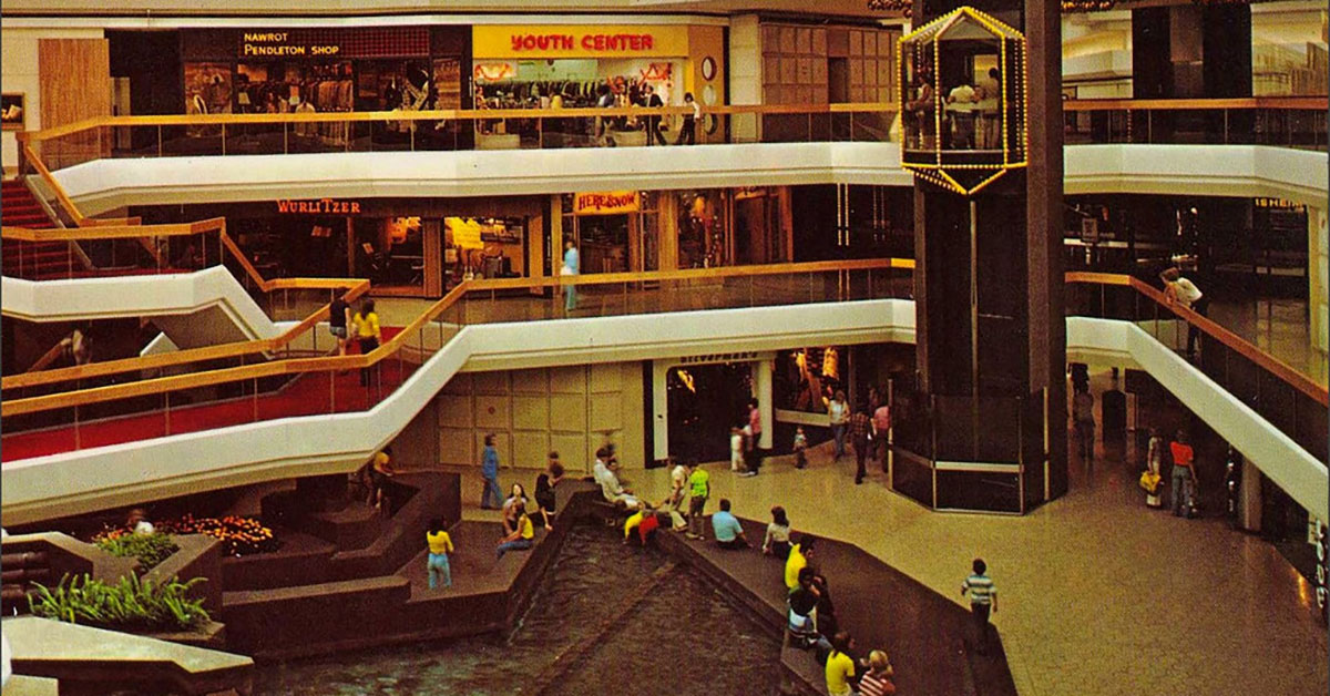 90s nostalgia - shopping mall 1980 - Nawrot Pendleton Shop Youth Center Wurlitzer Heresnom 18