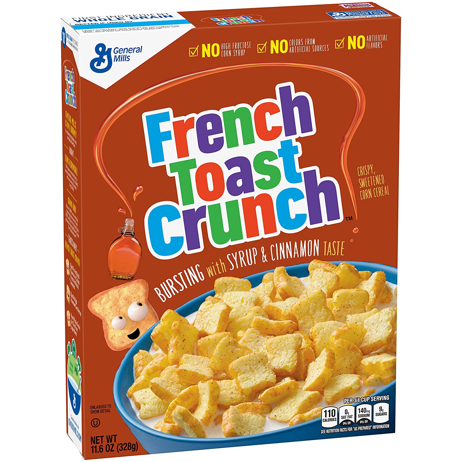 French Toast Crunch. They brought it back for a few months a number of years ago and I still check the cereal aisle every time I'm at the grocery store. -u/kiodo99