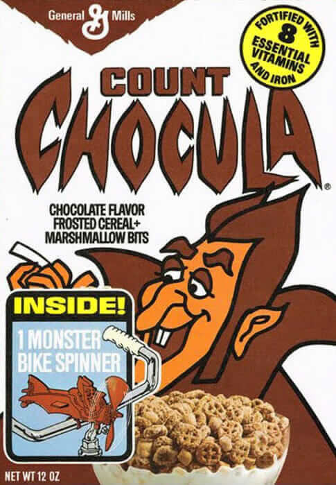 The original Count Chocula. The new stuff is made with corn puffs and is nothing like the good stuff. The original was like chocolate lucky charms. -u/A1rh3ad