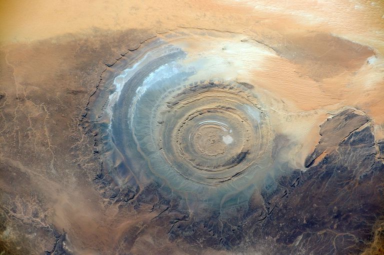 Incredibly Stupid Things - eye of the sahara desert