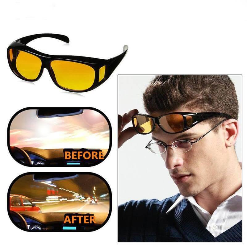 Incredibly Stupid Things - night vision glasses - Before After