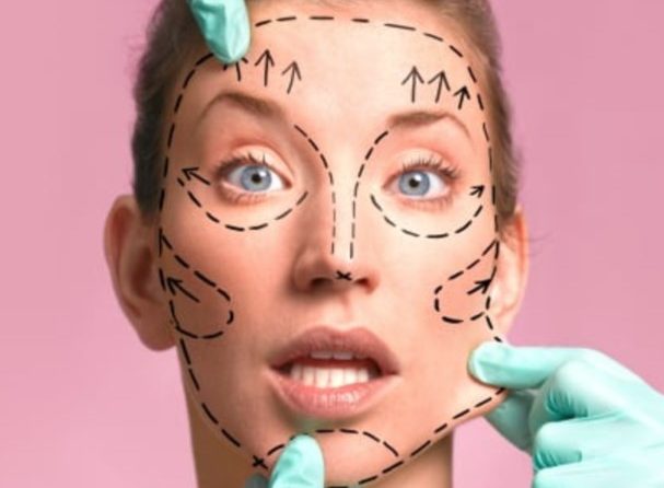 Common Practices and trends  - marked up face plastic surgery - A
