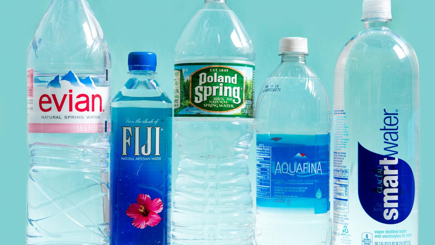 bottled water - Est. 1845 Uly Poland 19 9430677 evian 100% Brand Natural Spring Water Natural Spring Water From the islands of 1.5 L 158 Q71 Fiji Facts le thread Natural Artesian Water Aquafina smartwater Urtion Facts Glacau Purby Reverse Osmosis C. Ud Do