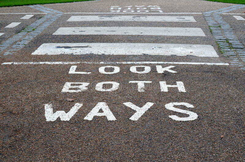 look both ways before crossing the street - 3333 Look Both Ways