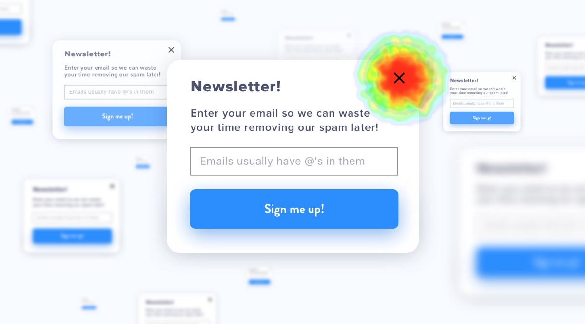 Minor Life Annoyances - Websites asking you to sign up for notifications or emails