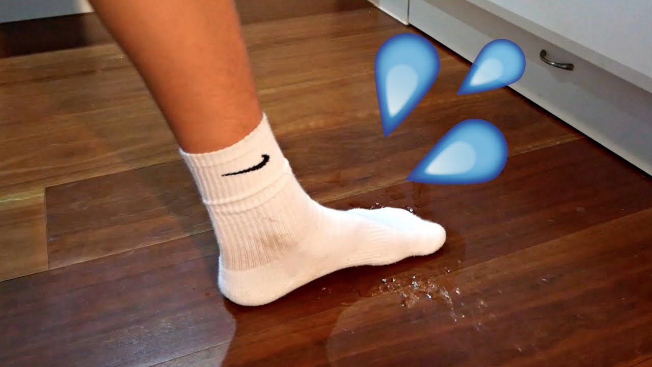 Minor Life Annoyances - Stepping on a wet spot with fresh clean socks on