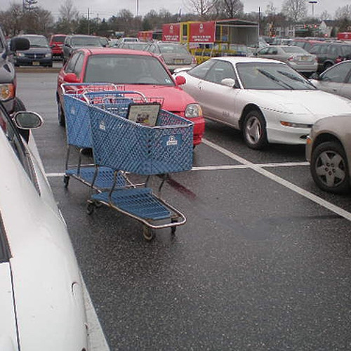 Minor Life Annoyances - When people in the grocery store parking lot don't put away their fucking cart