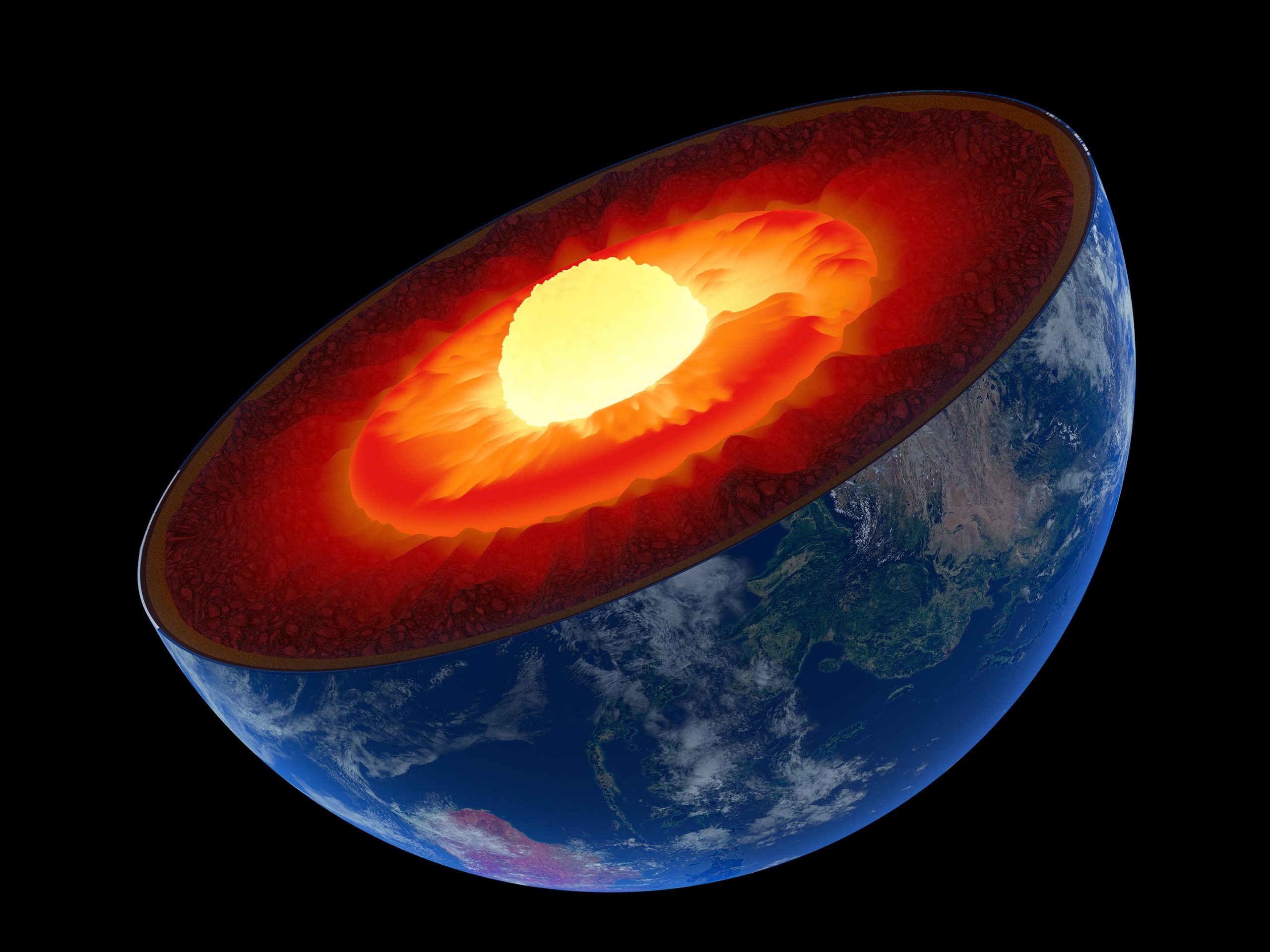 Science Facts - The Earth's core is hotter than the surface of the sun
