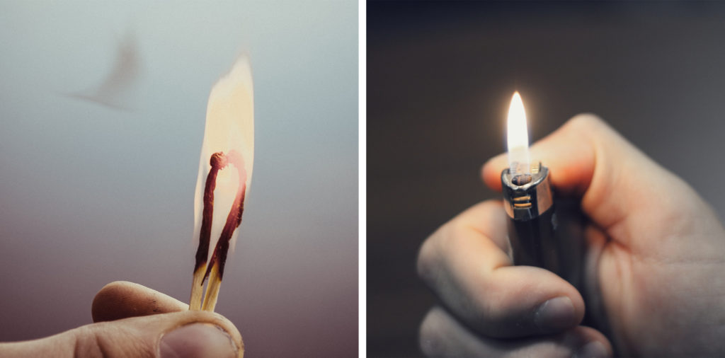 Fascinating Facts - The cigarette lighter was invented before matches