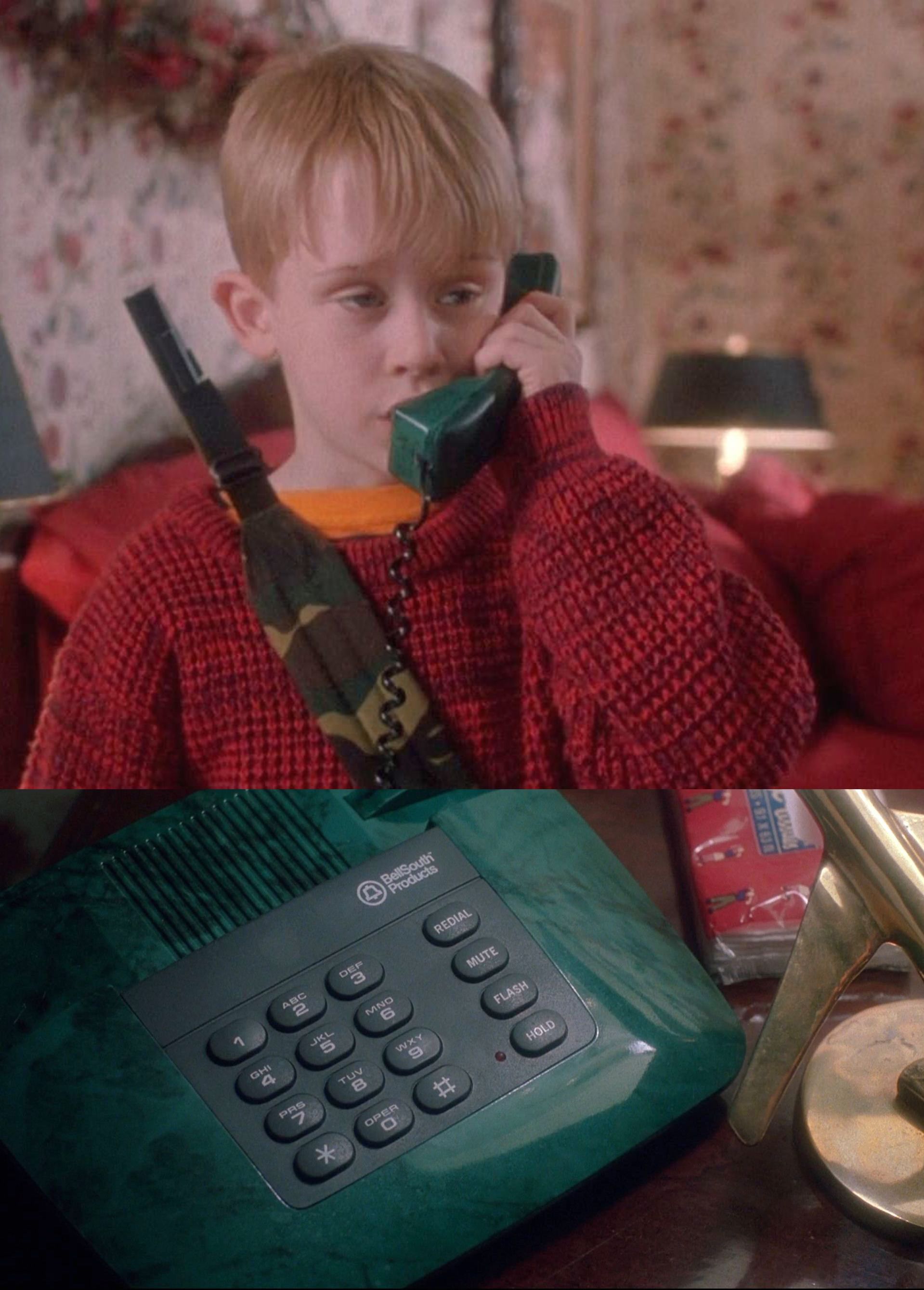 home alone telephone - BellSouth Products Redial Mute Def 3 Flash Abc Mno 6 20 0000 Hold 1 Jkl S Wxy 9 Ghi Tuv 8 30 # # Pas 7 Oper