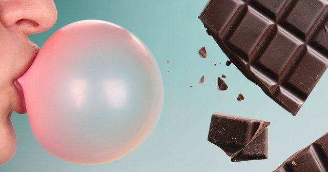 Life Hacks - Chocolate dissolves gum.