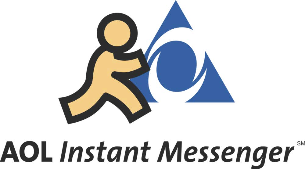 Year 2000 relics - aol instant messenger logo - Sm Aol Instant Messenger