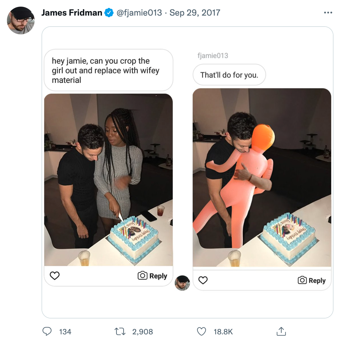 20 Incredibly Wholesome Photoshop Request "Trolls" by James Fridman