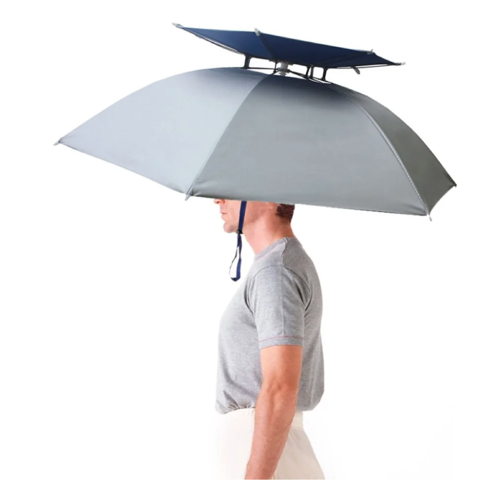 horrible designs - umbrella hard hat