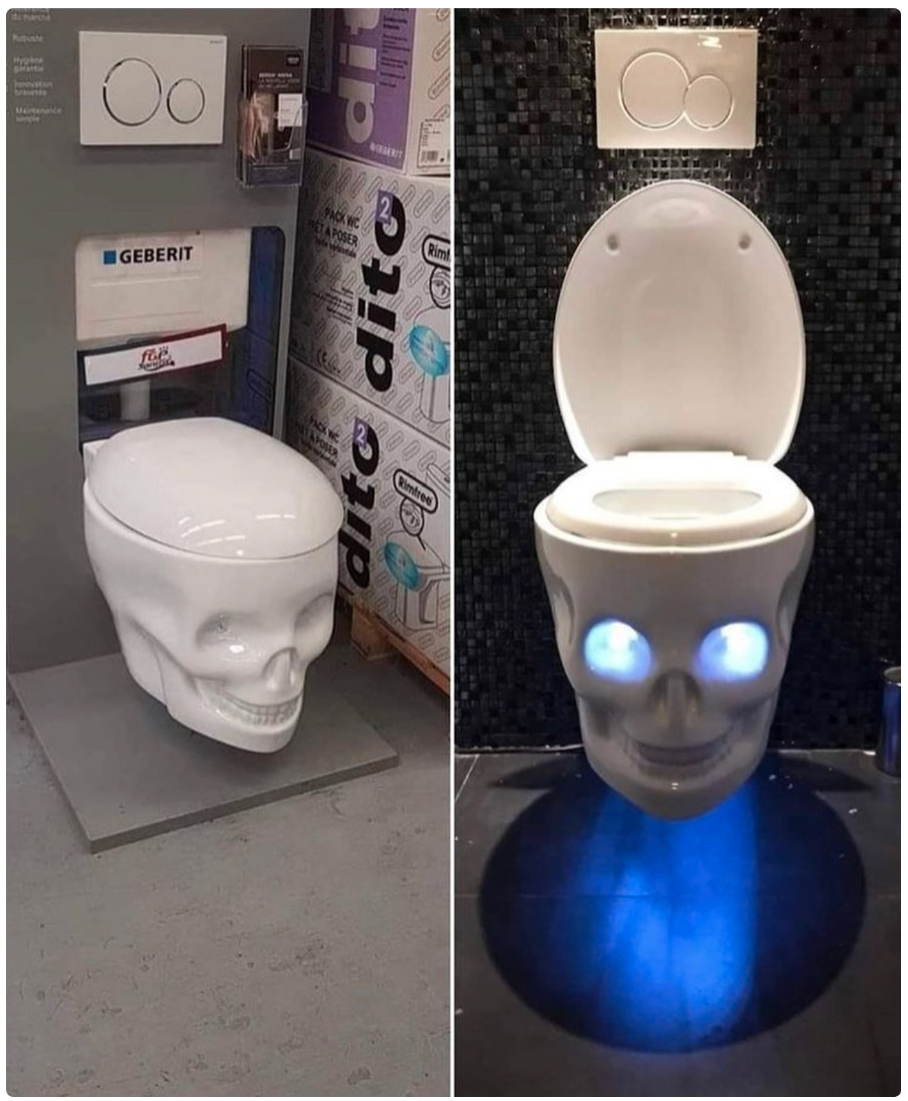 The flush of your nightmares.