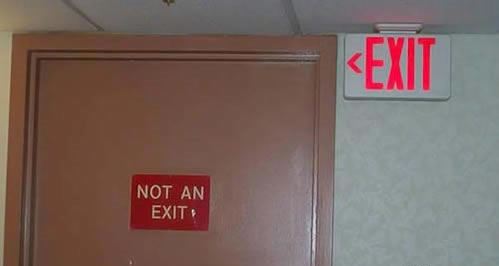 to exit or not to exit that is the question