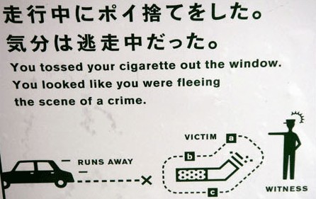 Japanese No Smoking Signs