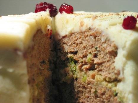 No this isn't Carrot Cake, it's turkey-meat-cake and it probably should be avoided at all costs.