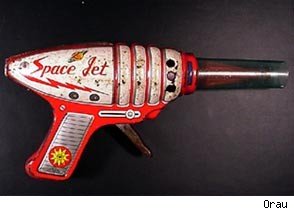 The Spark Gun was a vintage toy whose real shooting sparks could set plenty of things aflame.
