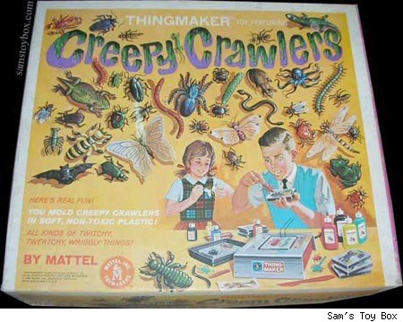 Creepy Crawlers were a 90s favorite. The small oven came with metal hot plates which were filled with "goop" and baked into plastic insects. Though many parents only allowed their kids to use this very real oven under supervision, many a burned finger was virtually unavoidable.