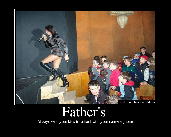 Always send your kids to school with your camera phone.