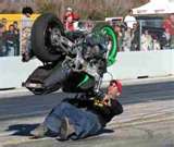 Why fatties shouldn't attempt a wheelie, outcome does not look good.