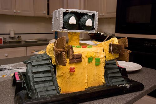 wall-e cake