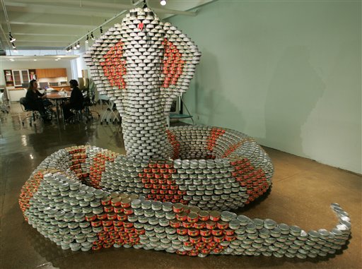 Stacked Can Art