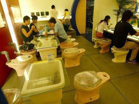 Japanese Toilet Themed Restaurant