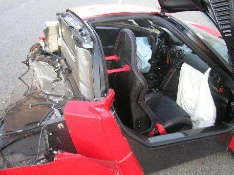Terrible Ferrari Accident