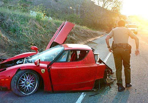 Terrible Ferrari Accident