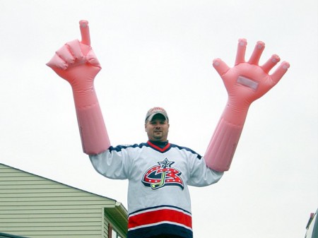 Inflatable Hands (So you can root for your favorite team)