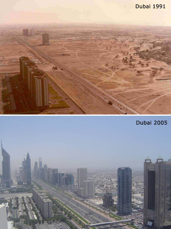 a look at how dubai has changed in 14 years