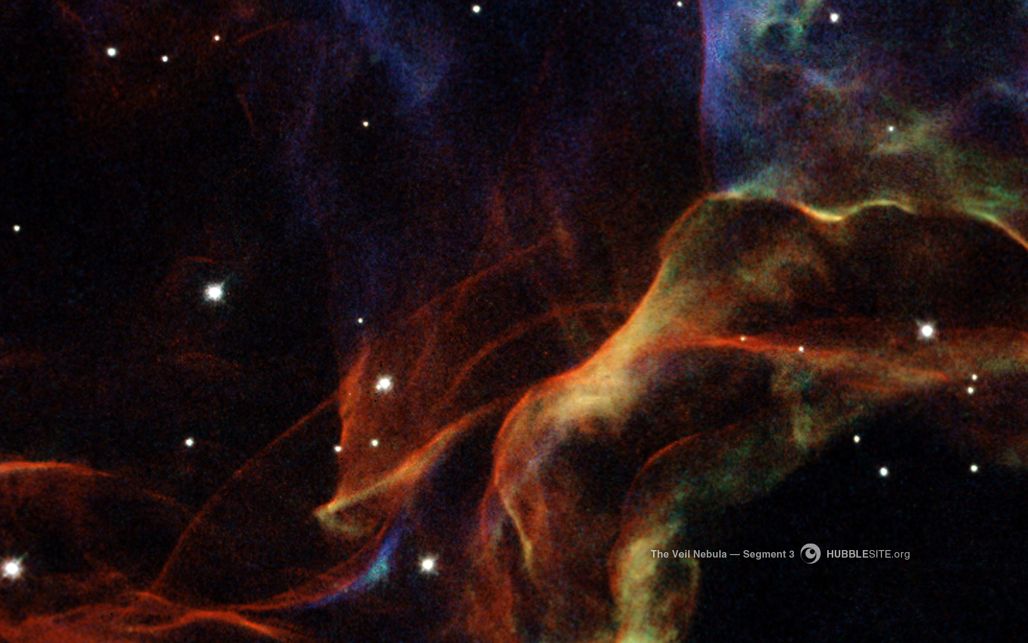 The Veil Nebula, segment 3