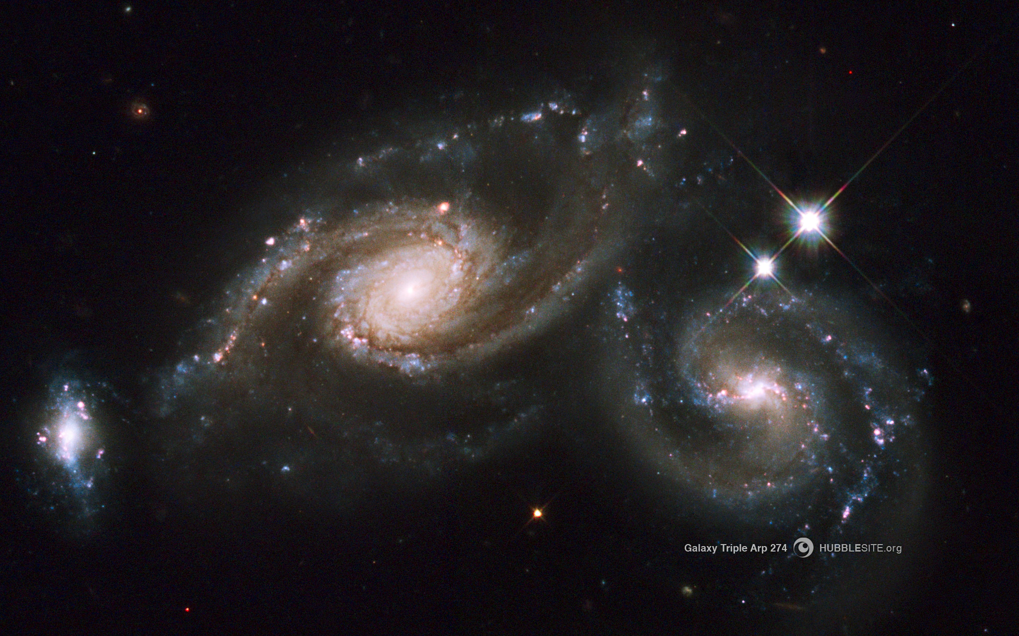 Galaxy Triplet Arp 274