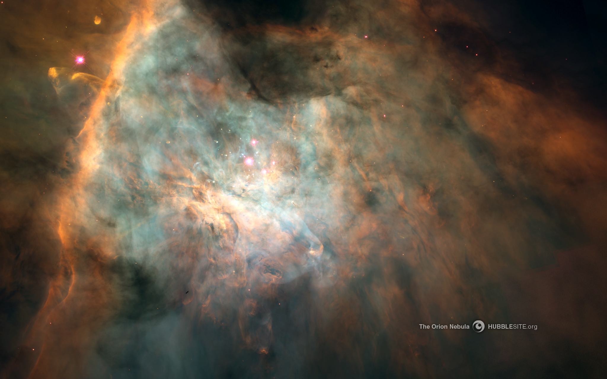 Star-birthing Region in the Orion Nebula